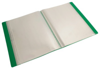 Папка файл А4  40лист 0,50мм, зеленая