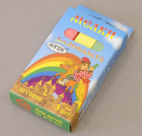 Мел цветной асфальт. 3шт.