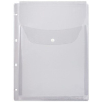 Конверт на кнопке 245*310мм 0,4мм с перфорацией, расширение до 2,5см (250 л)