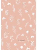 Ежедневник недат. А5  80л., 7БЦ "Цветочный паттерн - 11" глянц.лам.