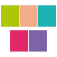 Тетрадь А5  96л кл. Полиграф Принт "Цветной микс" твин.УФ-лак