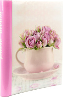 Фотоальбом магнитный 20л  23*28см спир. Delicate flowers