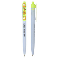 Ручка шар. Феникс+ автомат. "Жизнь животных" софт-тач, синяя, 0,7мм