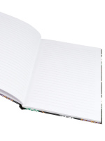 Записная книжка мальчика А5 80л. 7БЦ "Футбол и пиксели" твин.лак., фольга