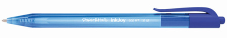 Ручка шар. Paper Mate INKJOY100  автомат, синяя   1мм, треугольный корпус, одноразовая