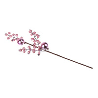 Декор новогодний 54см "Веточка с ягодами"