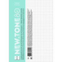 Сменный блок А5  40л кл. Hatber "NEWtone PASTEL Мята" белый, 80гр/м2