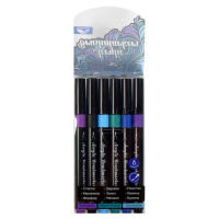 Набор маркеров акриловых  6цв. кистевидн. "Зима"