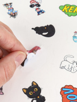 Набор наклеек многоразовых 160*230мм, 4 л. "100 наклеек. Любимые питомцы"