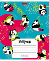 Тетрадь А5 18л кл. Hatber "Animal pattern", мат.лам., белизна 98%