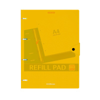 Тетрадь А4 на кольцах  80л кл. Neon, пластик. обложка, на кнопке