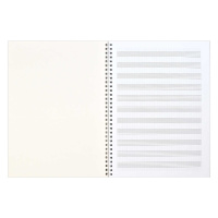 Тетрадь для нот А4 32л. вертик., гребень "Песня ветра"