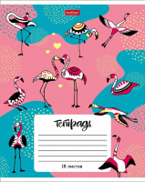 Тетрадь А5 18л кл. Hatber "Animal pattern", мат.лам., белизна 98%