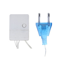 Гирлянда электрическая 10м 80LED светодиодная, прозарчный шнур, вьюн 220В, синий