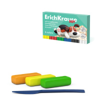 Пластилин  6цв  78гр. Baby, восковой, мягкий со стеком