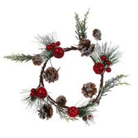 Декор новогодний 30см "Венок новогодний"