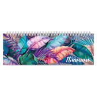 Планинг недат. 290*100мм  64л., гребень "Многоцветие" глянц.лам.