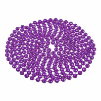 Бусы декоративные  2,7м, мелкие, 0,73см, фиолетовый