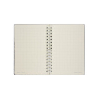 Записная книжка А6  80л. пластик, гребень "Cute journal. Сладкое настроение. Пончики" резинка