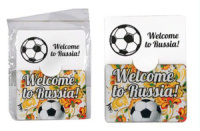 Магнит сувенирный   5*7см "WELCOME TO RUSSIA!" , винил