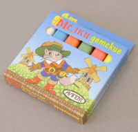 Мел цветной школьный 6шт