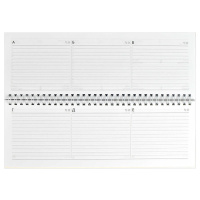 Планинг недат. 290*100мм  64л., картон, гребень "Котенок с кофе" глянц.лам.