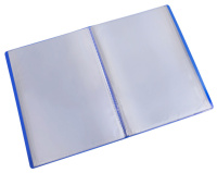 Папка файл А4  40лист 0,50мм, синяя