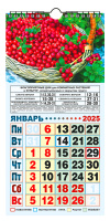 Календарь Ригель ЕВРО  164*341мм на 2025г.  Садово-огородный лунный