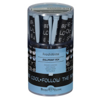 Ручка шар. BV "FreshWrite. Дамские штучки. Очки", 0.7мм, синяя