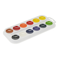 Акварельные краски 12цв. 30мл FUNNY FRIENDS,  медовые,  б/к