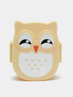 Ланч-бокс  800мл  "Совушка" с двумя отделениями и приборами