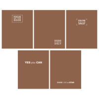 Тетрадь А5  96л кл. Полиграф Принт "Бронза" метал пантон, белизна 100%