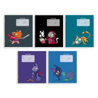 Тетрадь А5 18л кл. Феникс+ "Чудо звери" выб.УФ-лак, белизна 100%