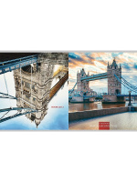 Тетрадь А5  96л кл. Проф-Пресс перевертыш "Виды архитектуры"