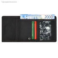 Кошелек для банкнот и монет Феникс+ "Бунтарский дух" 12,5*9*1см, ткань, молния