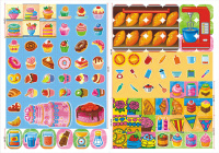 Раскраска А4 16стр. с наклейками "Кондитерская"