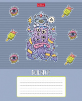 Тетрадь А5 24л лин. Hatber "Freaky friends" 5диз.в блоке, белизна 98%
