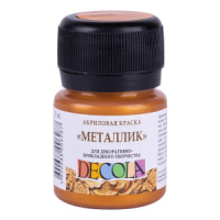 Краска акрил. "Декола" металлик  20мл. , золото ацтеков