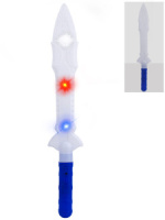 Световая палочка 41см "Меч" свет, Батарейки AG10 2 шт. и AG13 1 шт. в комплекте.