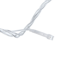 Гирлянда электрическая 10м 100LED светодиодная, нить, 8 режимов, 220В, белый