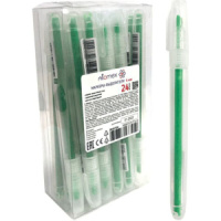 Текстовыделитель "Attomex" 1-4мм зеленый, круг. корпус