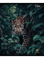 Тетрадь А5 48л кл. Проф-Пресс "Разные хищники" 5диз.в спайке, белизна 100%