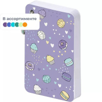 "SMART JOURNAL" 54 х 90 мм, 110 Л, (4 ВИДА) ОТРЫВНОЙ БЛОК НА КОЛЬЦЕ