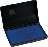 Штемпельная подушка настольная 50*90мм, синяя