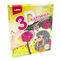 Картина из пайеток 3D "Ёжик" 19*22см 4+