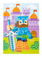 Аппликация из EVA 18*25см "Рыцарь", 200 эл, 3+