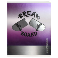 Тетрадь А5 48л кл. Феникс+ "Уличные детали" печать по фольге, выб.твин лак, бел.100%