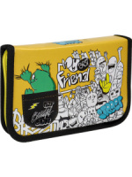 Пенал 1 отд. с 1-ой откид.пл. (190*115*30) молния, лам.картон "Друзья дудлы"