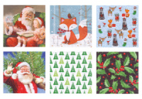 Салфетки бумажные для декупажа 33*33см "Приношу детям радость" 6шт/уп