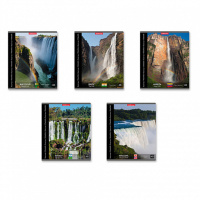 Тетрадь А5 48л  кл.,  "Водопады"